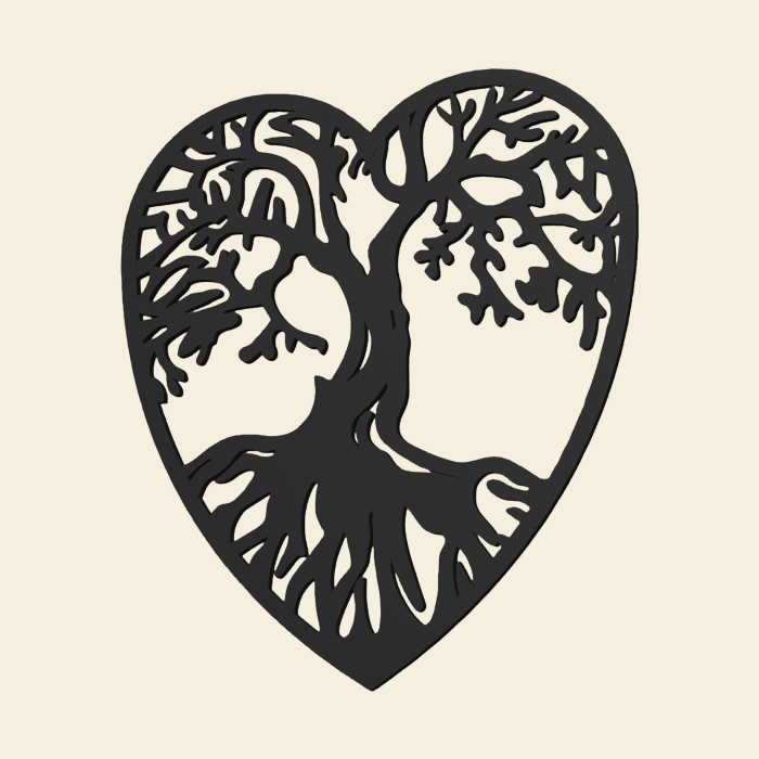 Decor perete Copacul Vieții Idearium – Yin & Yang 23 cm [2]