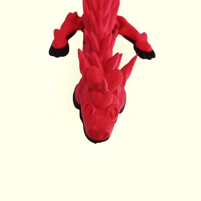 Dragon Articulat „Heartspike” – Creatură 3D cu inimioare | Idearium România [2]