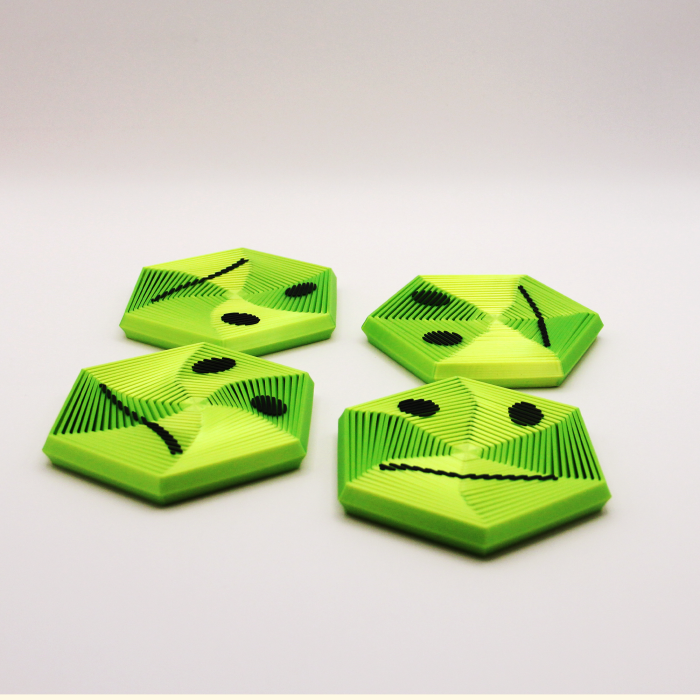 Hexagon Hipnotic – Fidget cu Expresii [2]