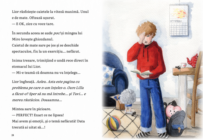 Carte pentru copii despre emoții – Lior Mintea în scurtcircuit copertă [4]