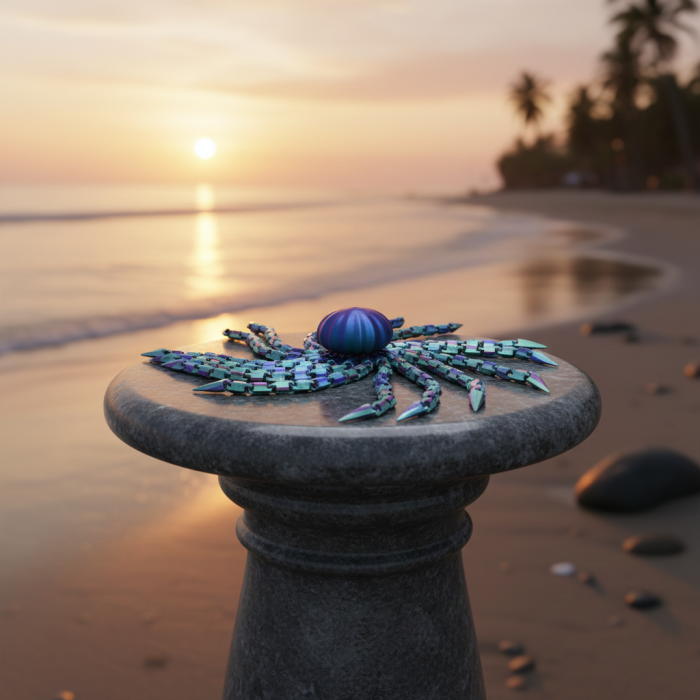 Meduză Articulată 3D – Creatură Marină Flexibilă | Idearium [5]