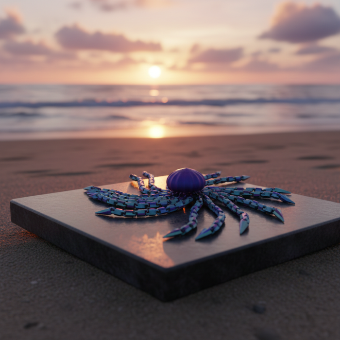 Meduză Articulată 3D – Creatură Marină Flexibilă | Idearium [7]