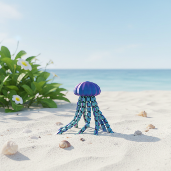 Meduză Articulată 3D – Creatură Marină Flexibilă | Idearium [4]