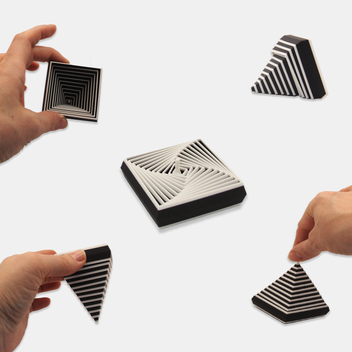 Pătrat hipnotic interactiv 3D – obiect educațional tactil Idearium [2]