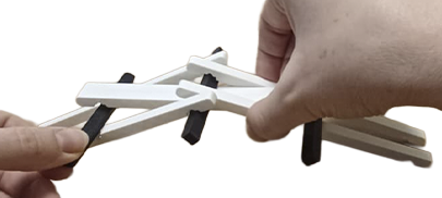 Podul lui Leonardo da Vinci – machetă demonstrativă autoportantă [7]