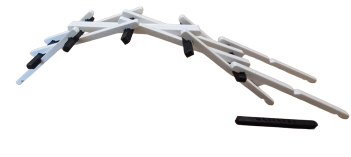 Podul lui Leonardo da Vinci – machetă demonstrativă autoportantă [9]