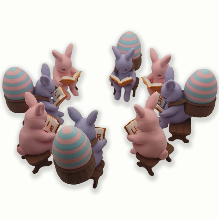 Set Iepurași Citind Povestea lui Lior Idearium [3]