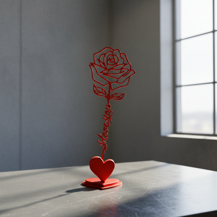 Set Cadou „Mesaj de Iubire” – Trandafir & Lumină [3]