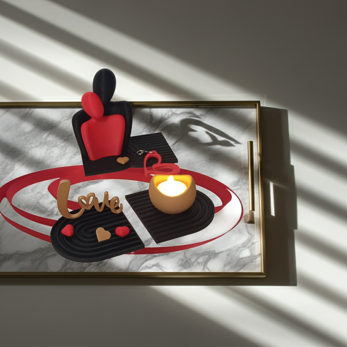 Set Cadou Seri Împreună Roșu & Negru – Idearium [8]