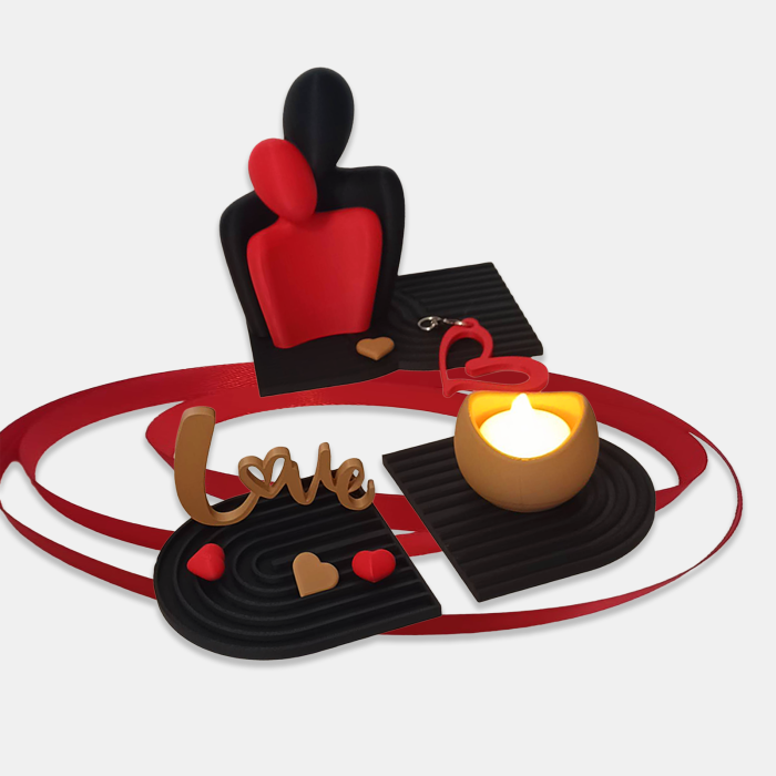 Set Cadou Seri Împreună Roșu & Negru – Idearium [2]