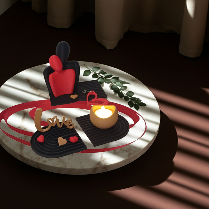 Set Cadou Seri Împreună Roșu & Negru – Idearium [4]