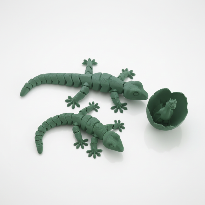 Set dragoni articulați 3D Idearium – dragon mare, dragon mic și ou [2]