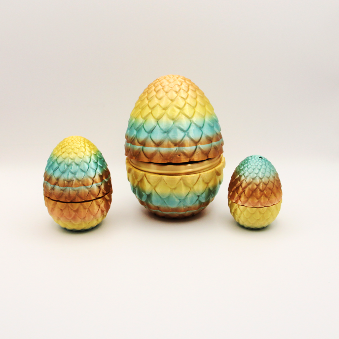 Ou de Dragon Gigant Înfiletabil Auriu și Rainbow – Idearium [2]