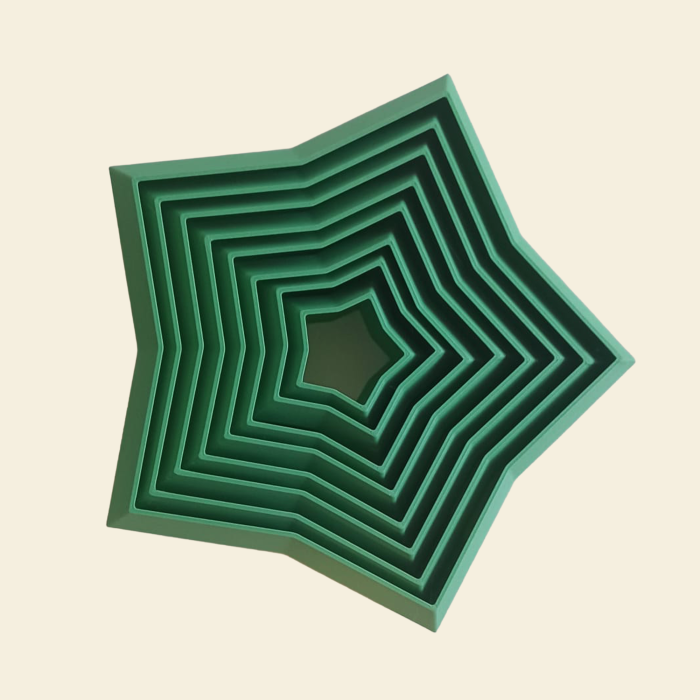 Stea hipnotică interactivă 3D – obiect geometric cu iluzie optică Idearium [2]