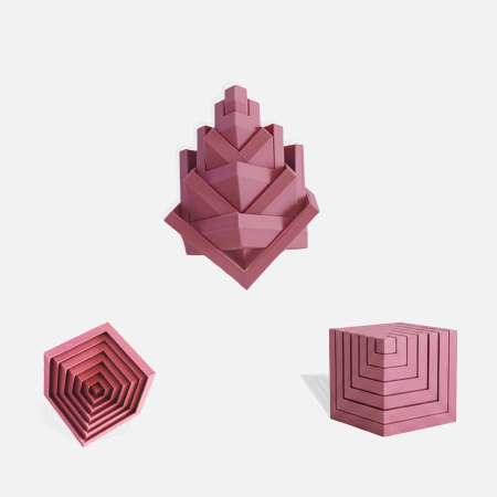 Geometrie Interactivă & Fidget - Cub geometric interactiv modular – obiect educațional 3D Idearium