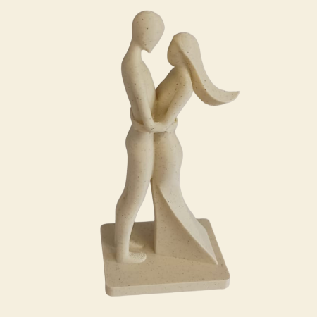 Valentine’s - Decor Elefant cu Inimă gri – textură împletită | Idearium