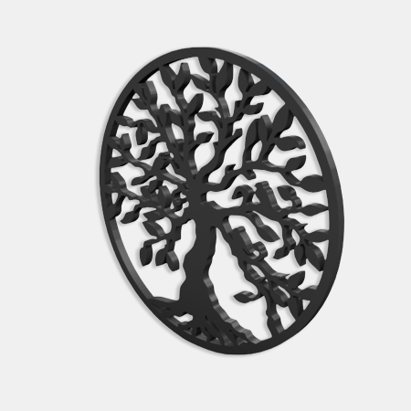 Decoruri & Sculpturi - Decor perete Copacul Vieții – Armonie, 23 cm – Idearium