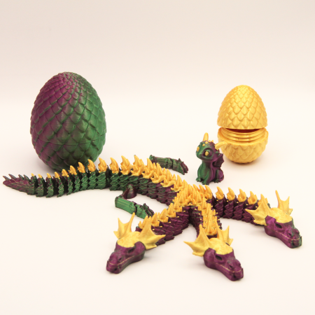 CREATURES - Set Dragon „Hydra” + Ouă cu Pui