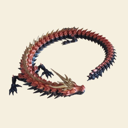 CREATURES - Dragon articulat 3D cu ou de dragon infiletabil și pui – Idearium