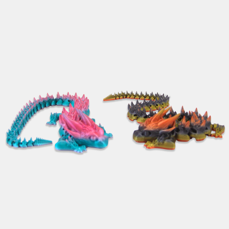 Dragoni & Creaturi Mistice - Dragonul Articulat „Ember”  Idearium