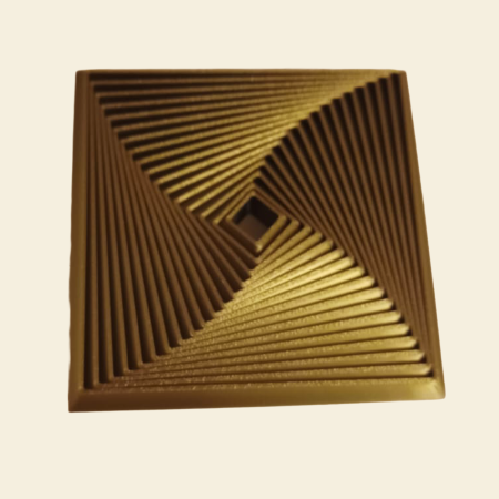 Geometrie Interactivă - Pătrat hipnotic interactiv 3D – obiect educațional tactil Idearium