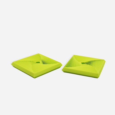 Geometrie Interactivă & Fidget - Pătrat hipnotic interactiv 3D – obiect educațional tactil Idearium