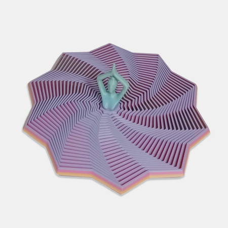 Geometrie Interactivă & Fidget - Spirală Hipnotică „Balerina” – obiect interactiv imprimat 3D | Idearium