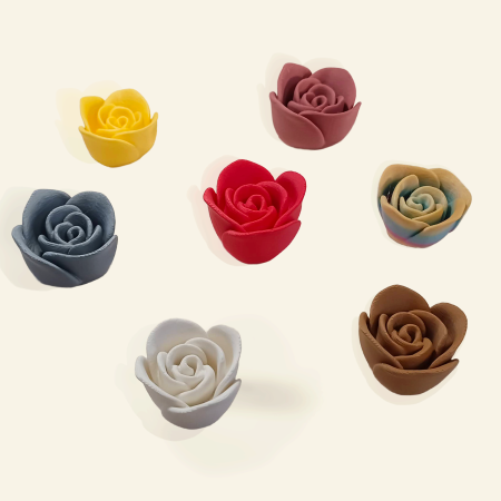 Obiecte decorative - Trandafir decorativ Rose – floare imprimată 3D | Idearium