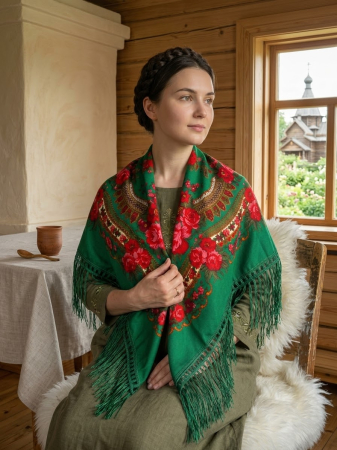 Șal tradițional model deosebit [1]