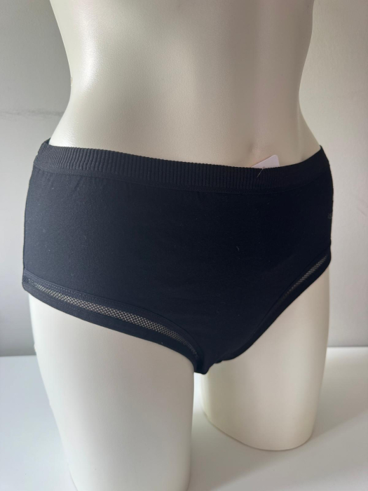 Chiloti dama Veronica din bumbac , negru [2]