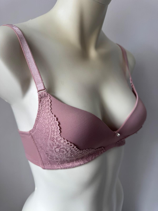 Sutien Nadia , cupa B , burete subtire, fara armatura , mov [2]