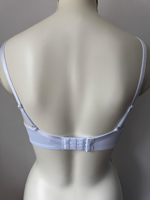 Sutien Nadia , cupa C , burete subtire, fara armatura , alb [3]
