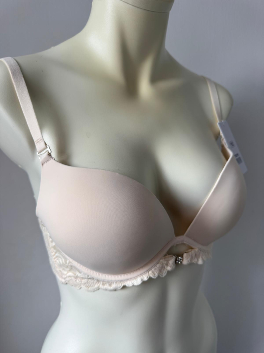 Sutien Catalina cu dantela,cupa preformata, cupa C , nude [2]