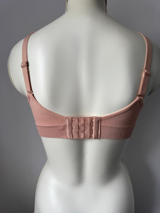 Bustiera Adina cu inchidere tip sutien, soft confort , nude [3]