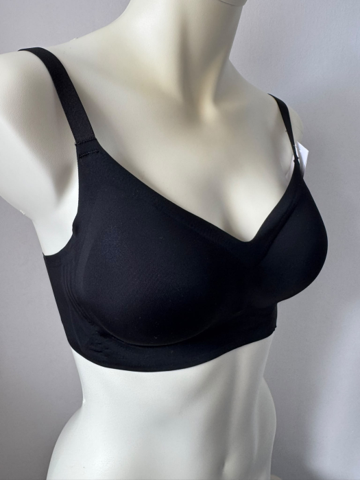 Sutien Roxi , soft confort, cupe moi , microfibra , negru [3]