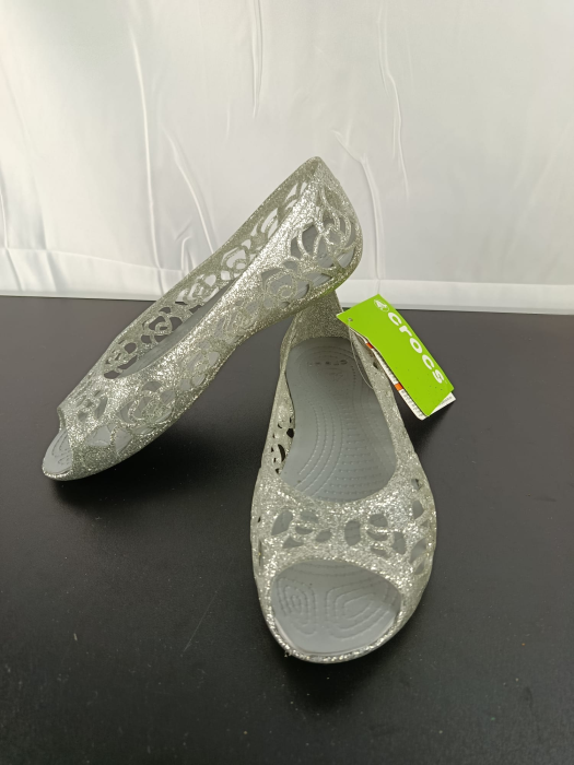 Balerini de Guma, Dama, Crocs, Argintiu, nr 38 [2]