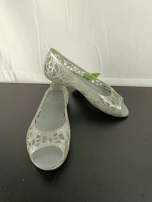 Balerini de Guma, Dama, Crocs, Argintiu, nr 38 [3]