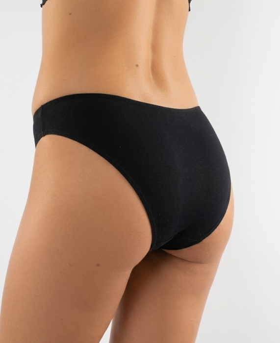 Chiloți din Bumbac pentru Doamne – Model Clasic și Confortabil Negru M-XXL [2]