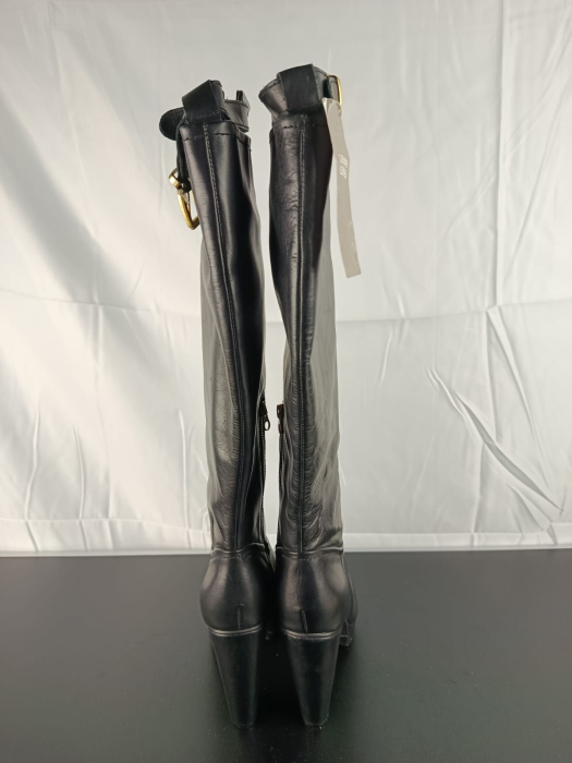 Cizme lungi cu toc,Dama,H&M Piele,nr 41 [3]