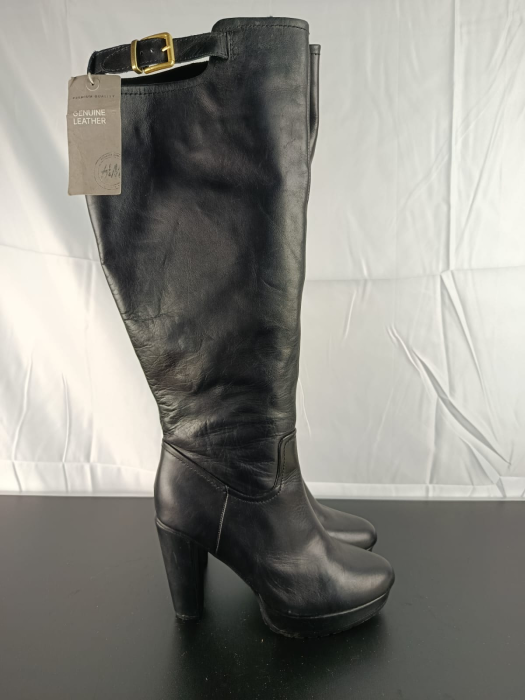 Cizme lungi cu toc,Dama,H&M Piele,nr 41 [2]