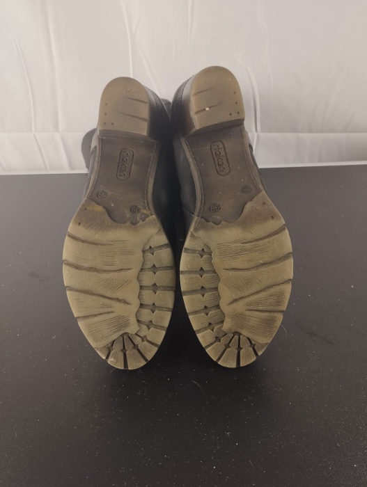 Cizme lungi cu toc, Dama, Rieker, Negri, nr 39 [4]