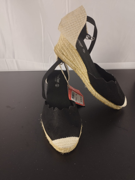 Espadrile cu platforma,Dama,Young Spirit,Negru, nr 40 [2]