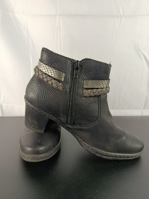 Ghete cu toc, Dama, Negru, nr 37 [3]