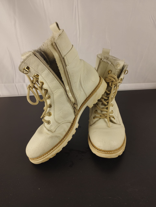 Ghete ,Dama, Remonte,Alb , nr 39 [3]