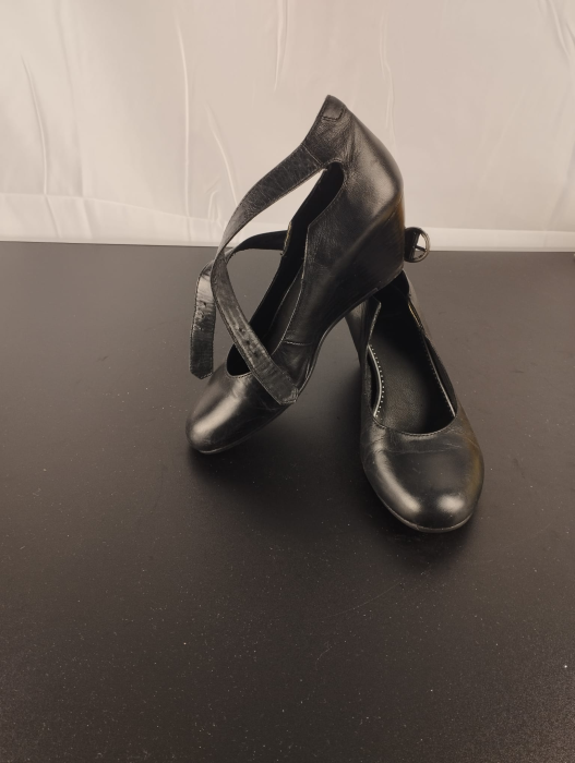 Panofi cu platforma, dama, Vaga Bond,Negru, nr 37 [3]