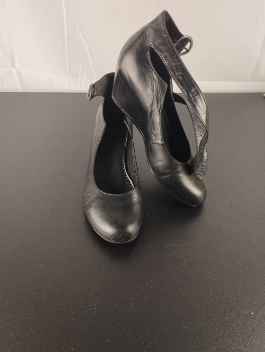 Panofi cu platforma, dama, Vaga Bond,Negru, nr 37 [2]