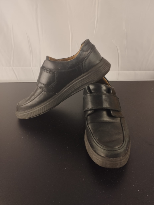 Pantofi, Barbati, Unstructured by Clarks, Negru,42.5 [3]