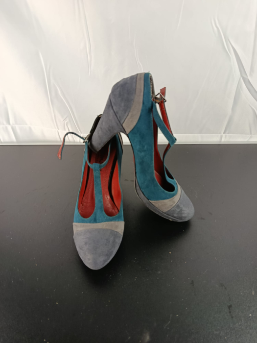 Pantofi cu toc, Ramblas Italy ,Dama, gri, nr 38 [2]