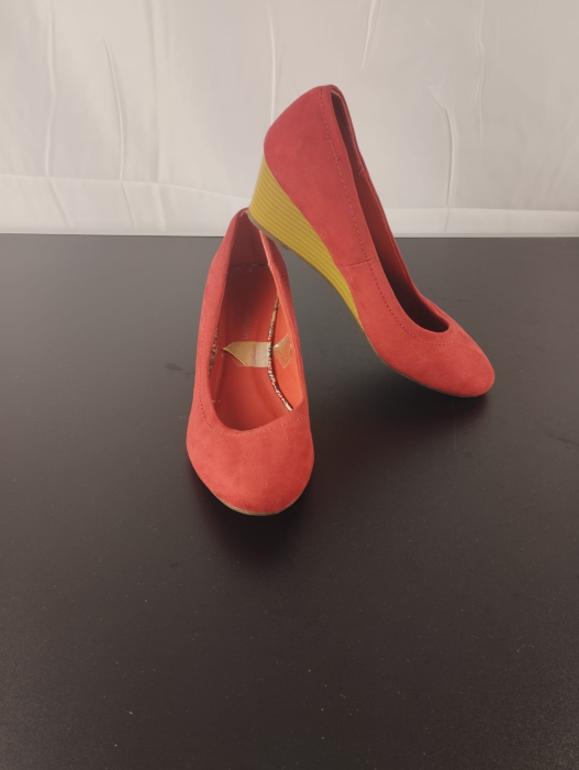 Pantofi , Dama, Jank Klein, Rosu, nr 39 [2]
