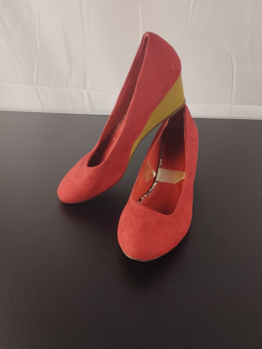 Pantofi , Dama, Jank Klein, Rosu, nr 39 [3]